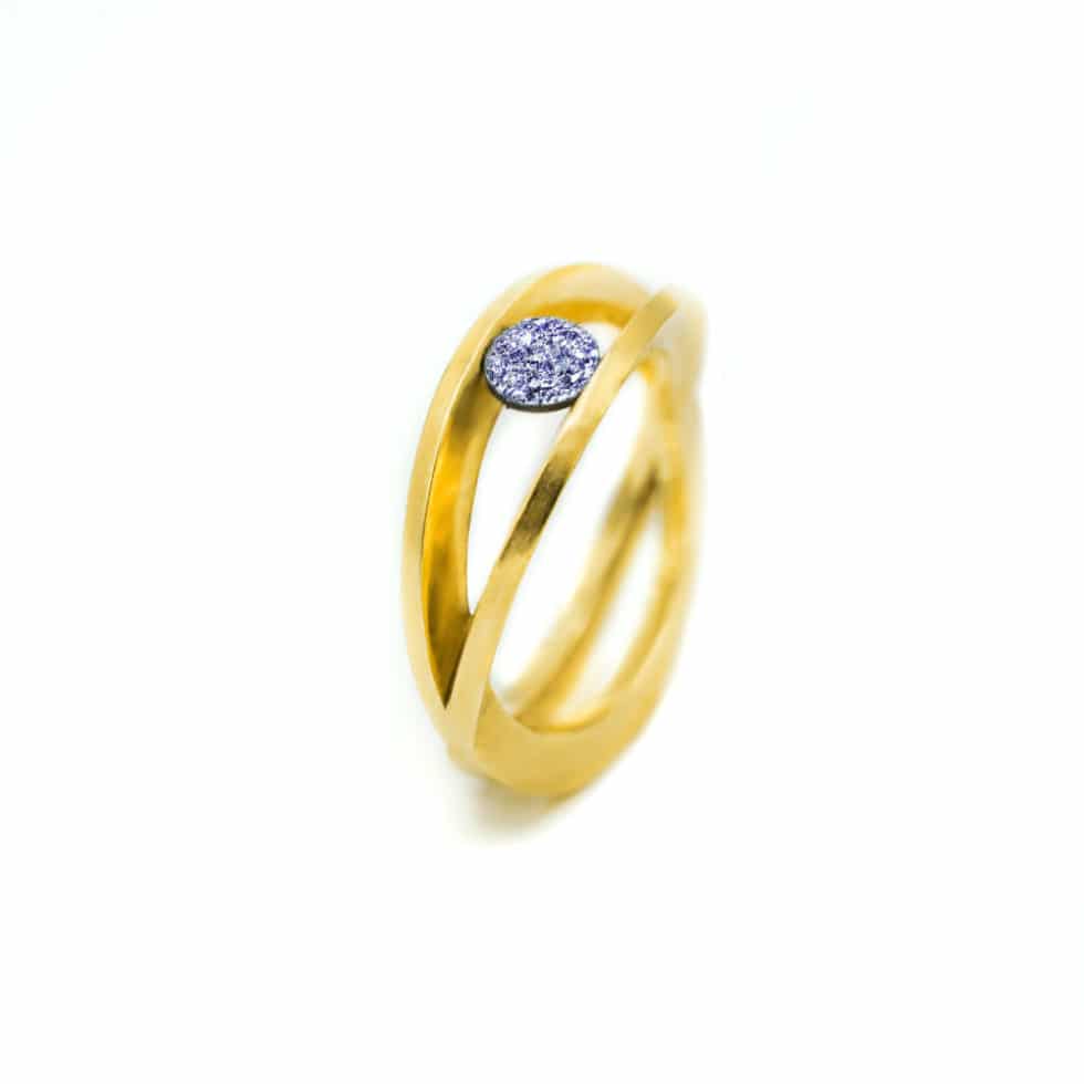 Osmium Ring Gold