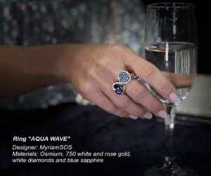 Aqua Wave Ring