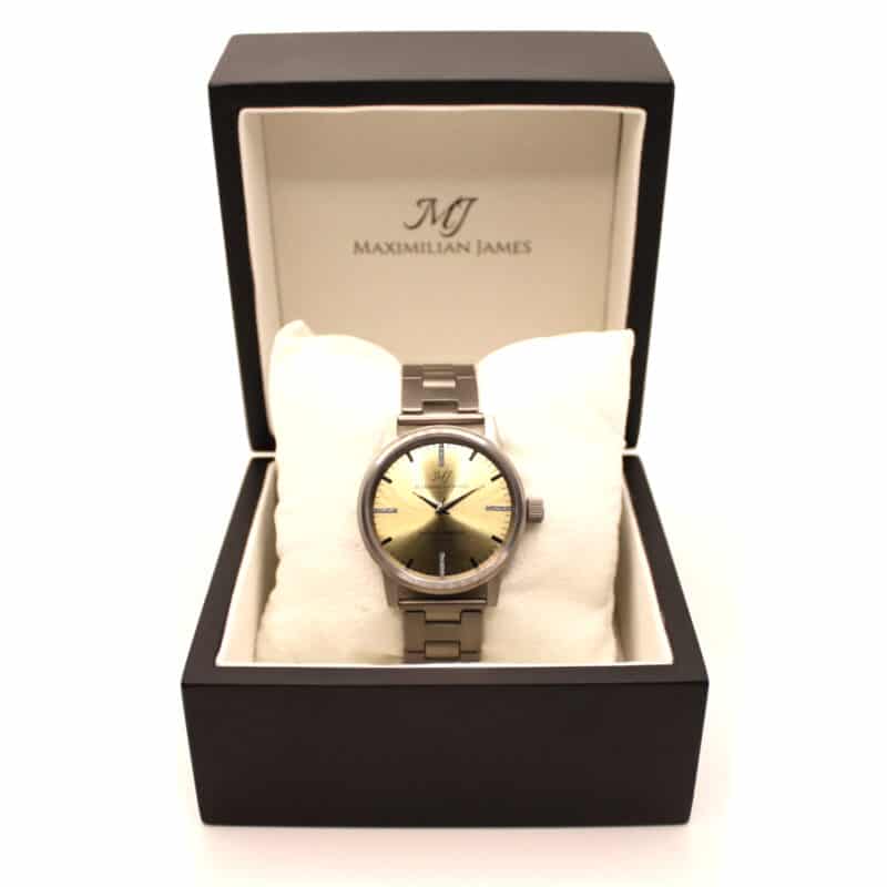 MJ Automatic Gold Titanium Osmium Watch in Box