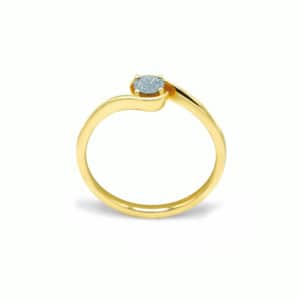 Ehering Goldring Osmium Ring